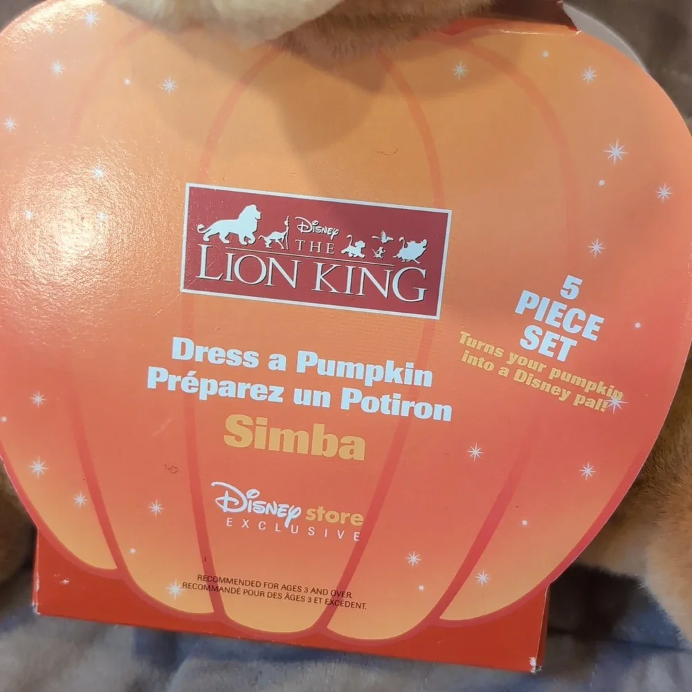 Disney The Lion King Dress a Pumpkin Simba Y2K